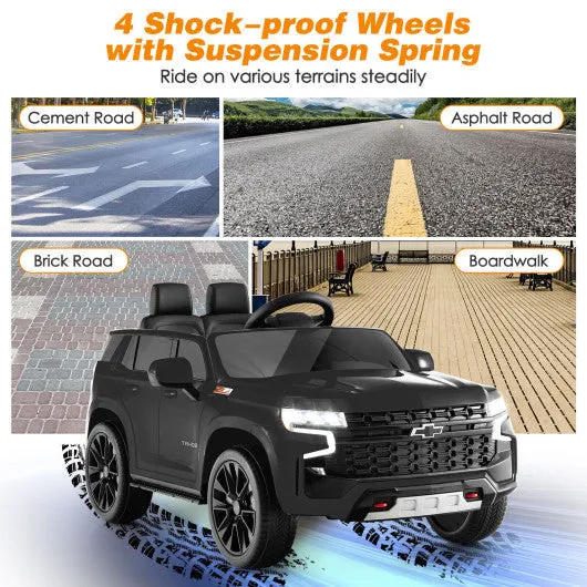 12V Kids Ride on Car With 2.4G Remote Control-Black