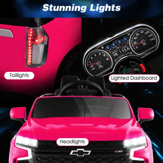 12V Kids Ride on Car With 2.4G Remote Control-Pink