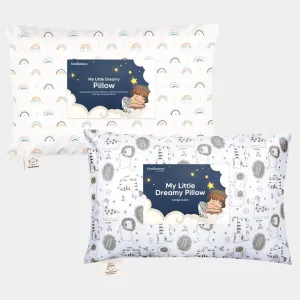 2-Pack Pillow (Jolly Rainbow & KeaSafari)