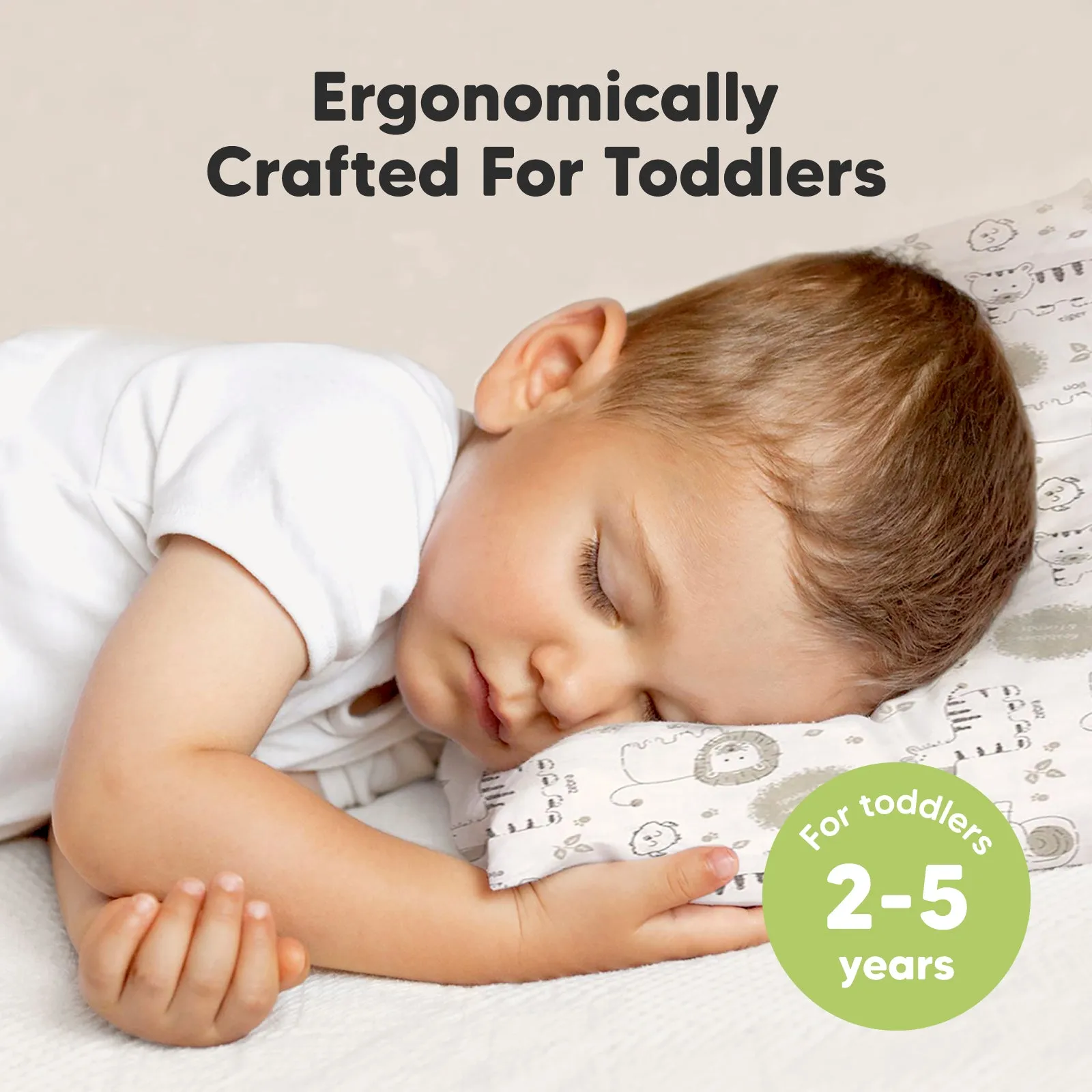 2-Pack Pillow (Jolly Rainbow & KeaSafari)