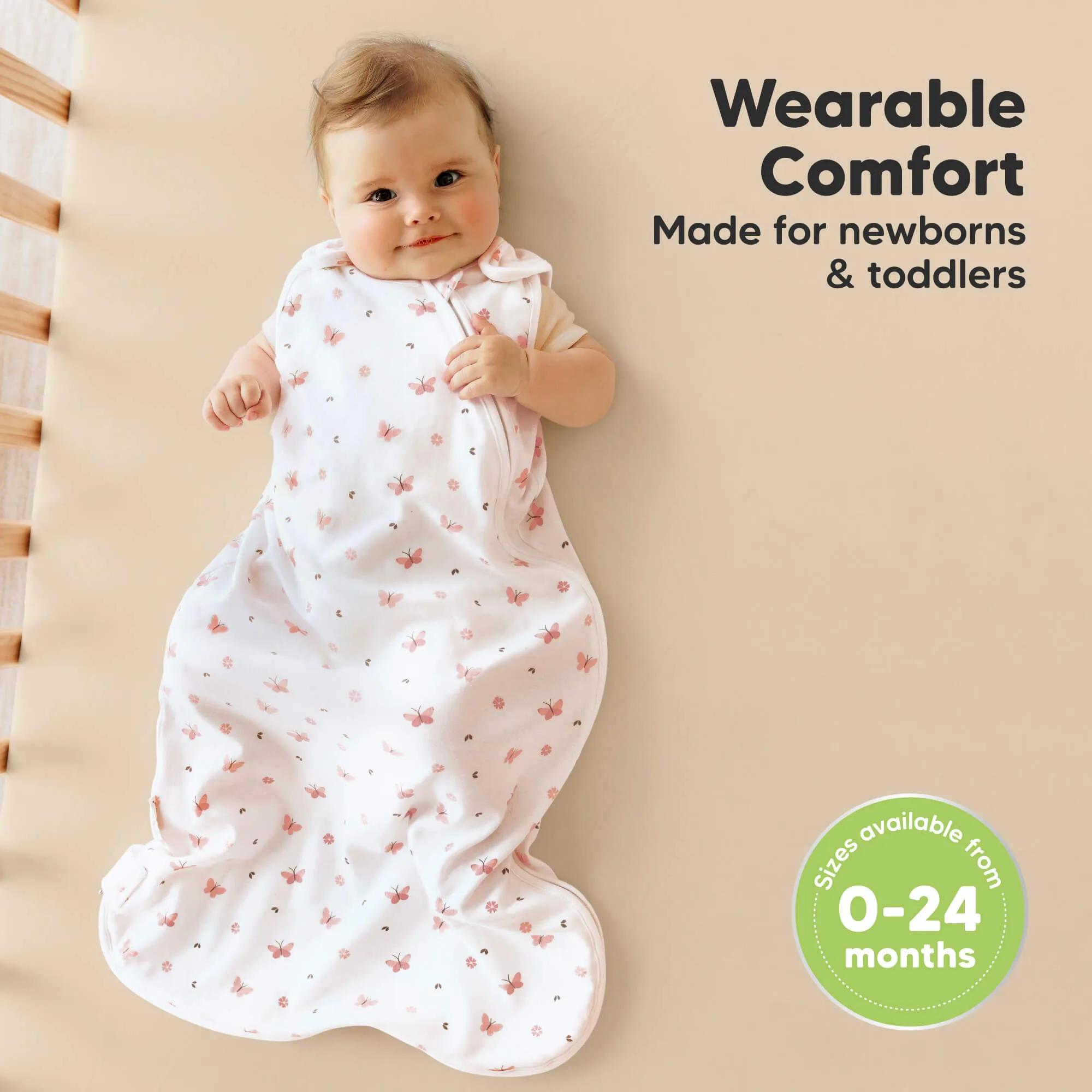 2-Pack Soothe Sleep Sacks (Butterflies)