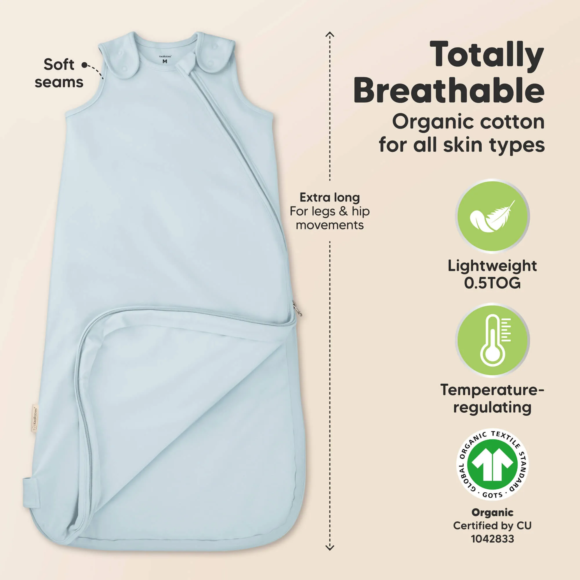2-Pack Soothe Sleep Sacks (Glacier)