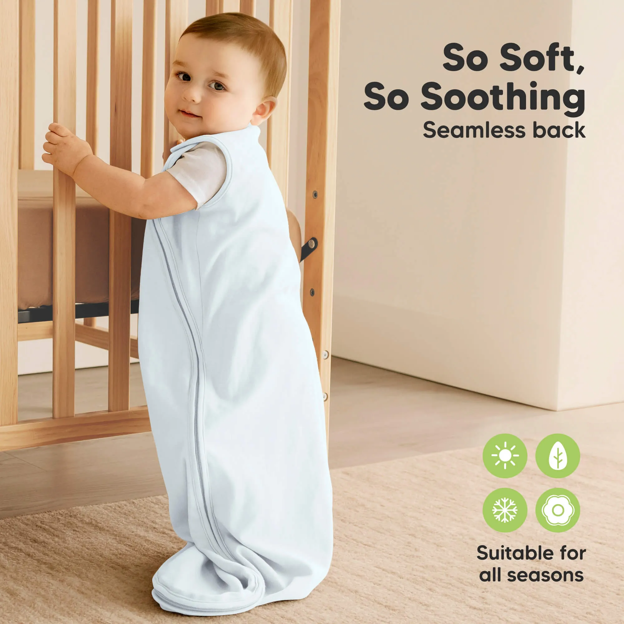 2-Pack Soothe Sleep Sacks (Glacier)