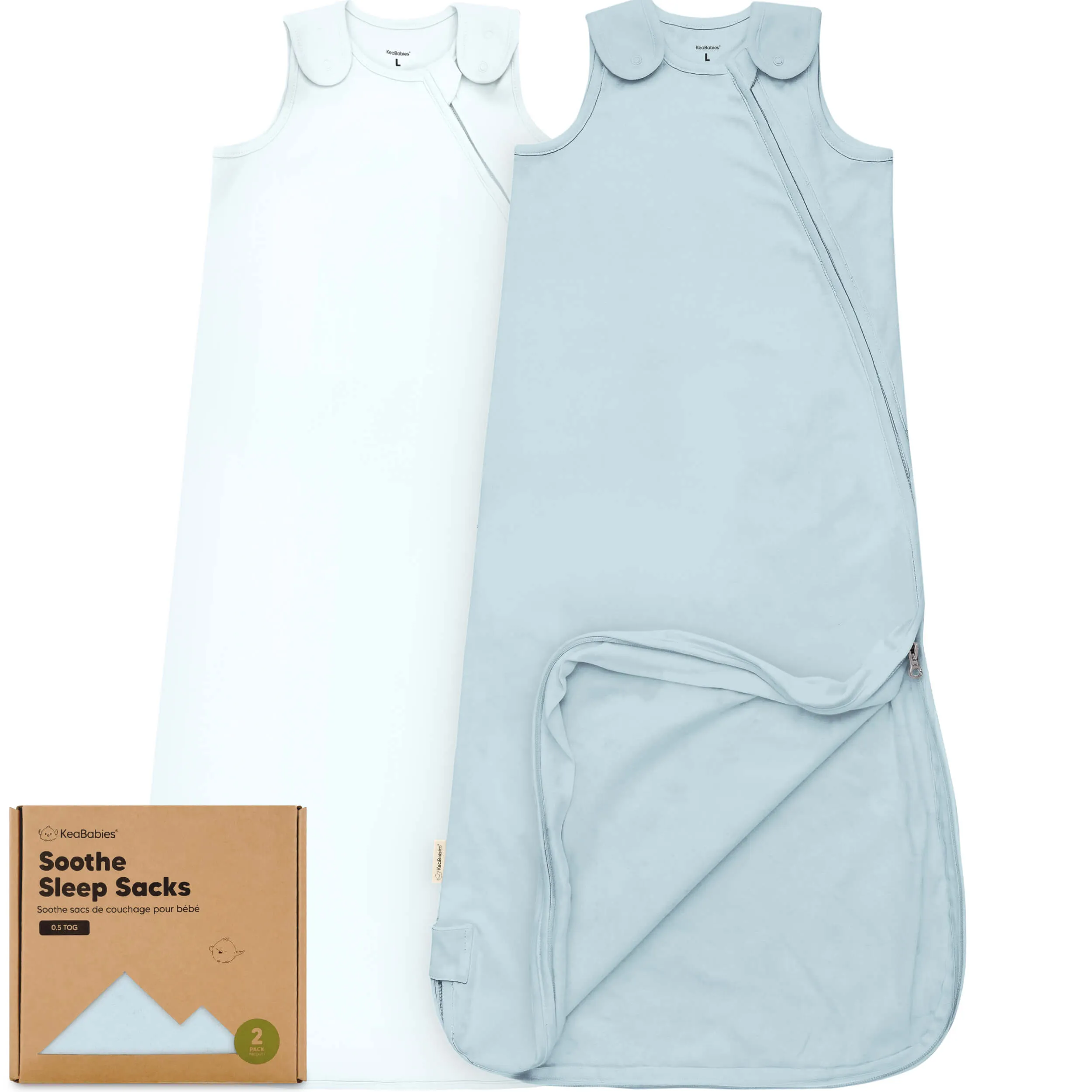 2-Pack Soothe Sleep Sacks (Glacier)