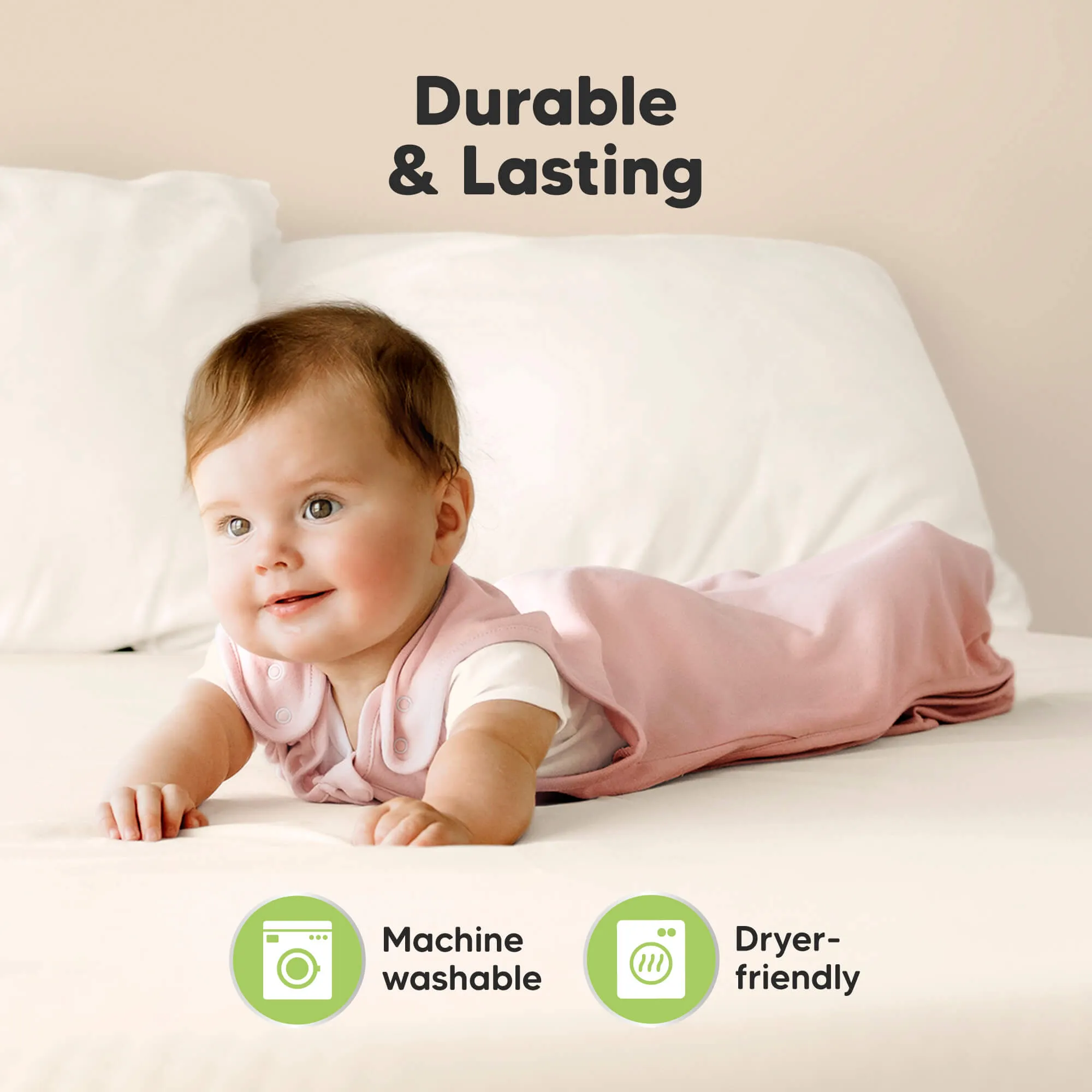2-Pack Soothe Sleep Sacks (Mist Rose)