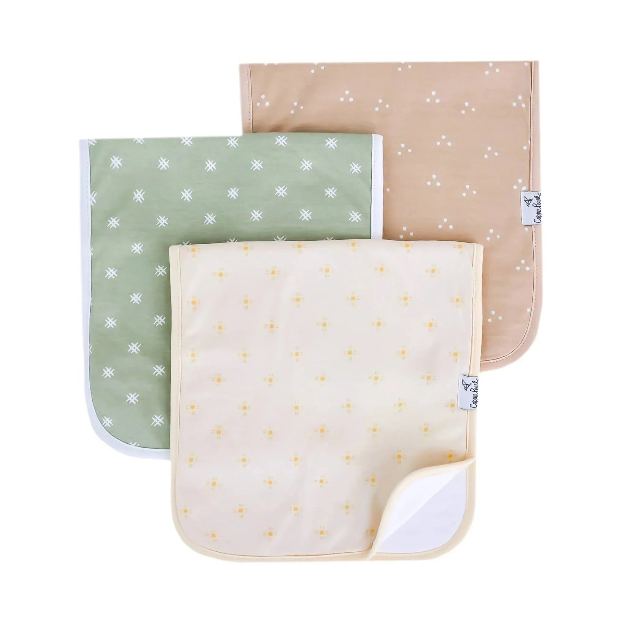 3-Pack Burp Cloth Set