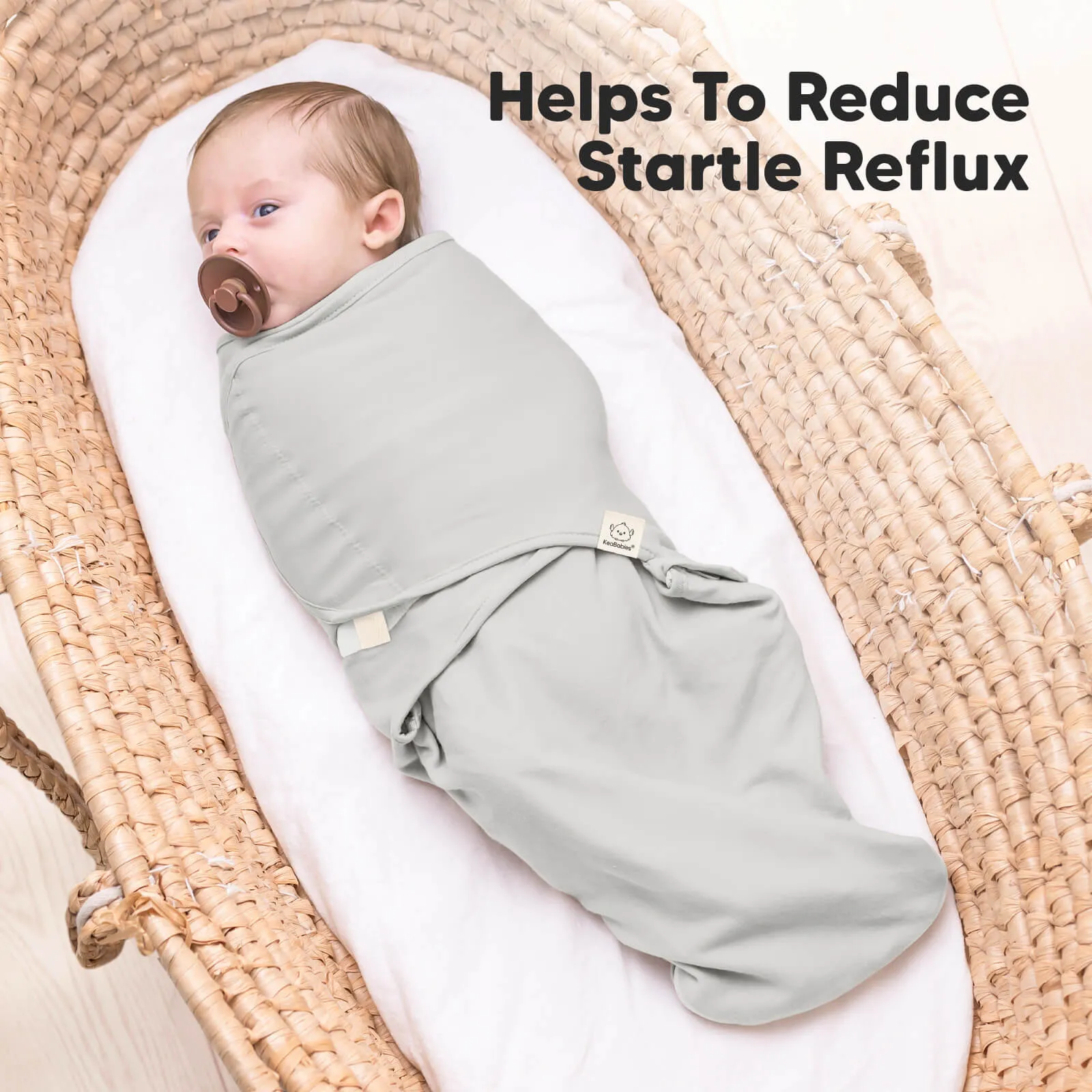 3-Pack Soothe Zippy Swaddle Wrap (Sage)