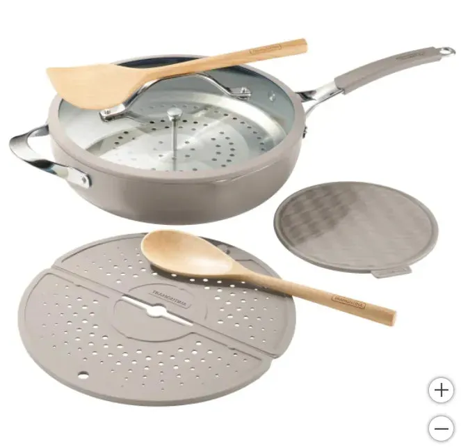 7 Piece Ceramic Nonstick All in One Plus Pan Set