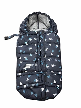 7 A.M. Enfant Blanket 212 Evolution, Aqua Triangle
