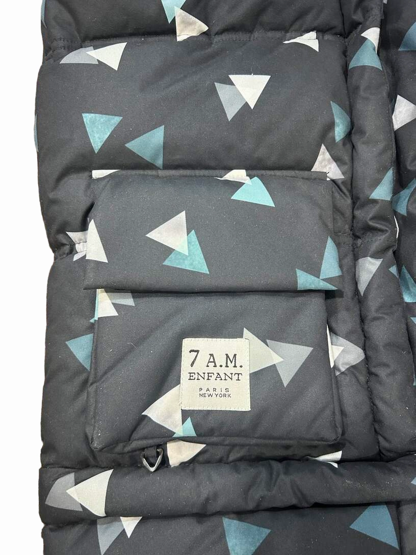 7 A.M. Enfant Blanket 212 Evolution, Aqua Triangle