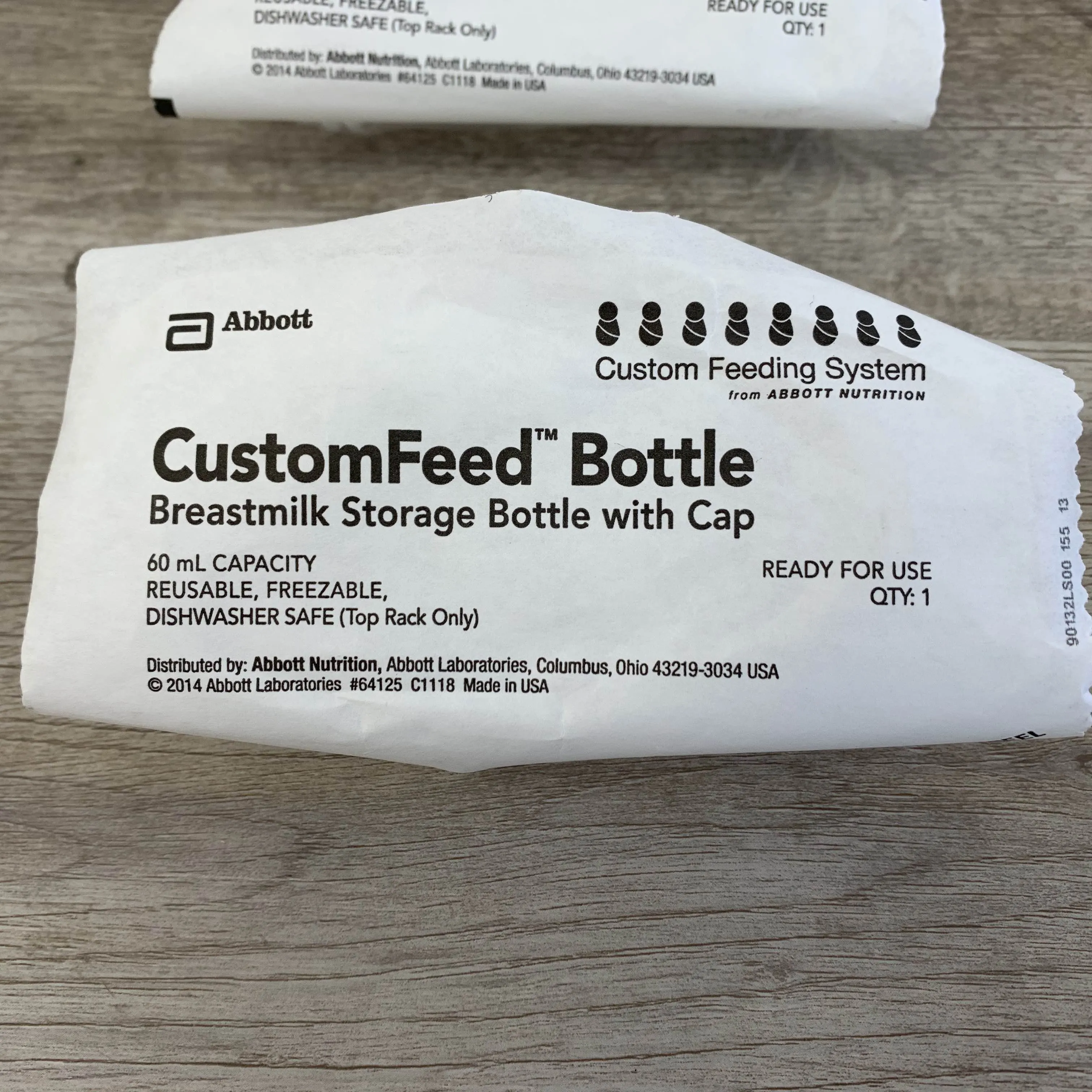 Abbott CustomFeed Breastmilk Storage Bottles