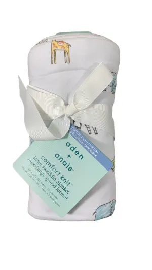 Aden   Anais Comfort Knit Swaddle Blanket, Jungle Jammin