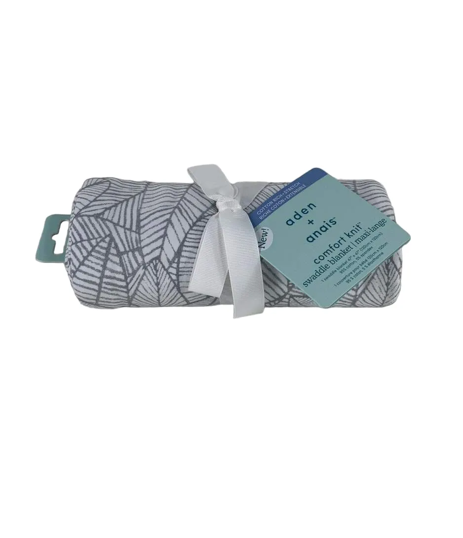 Aden   Anais Comfort Knit Swaddle Blanket, Zebra Plant