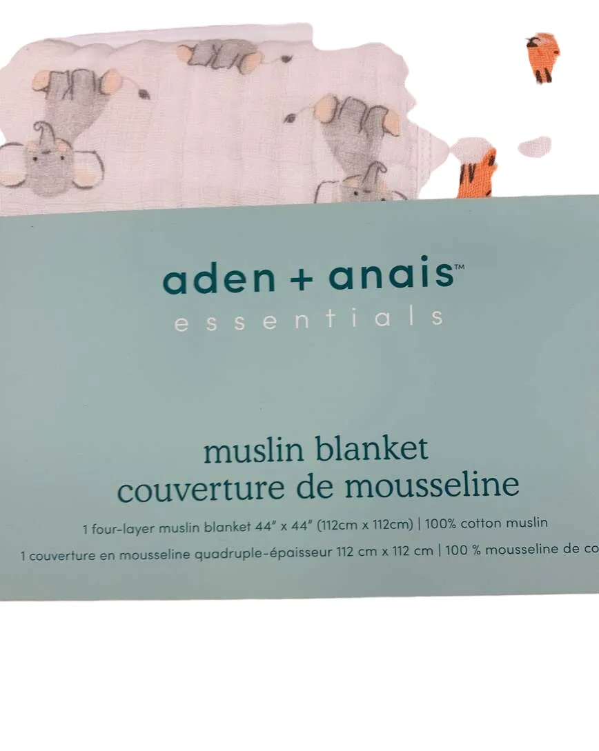 Aden   Anais Essentials Muslin Blanket, Safari Babes