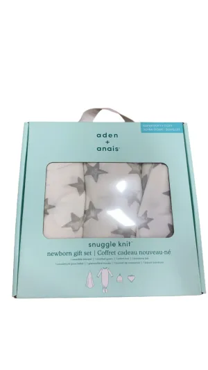 Aden   Anais Snuggle Knit Newborn Gift Set, Star, Small (0-3 months)