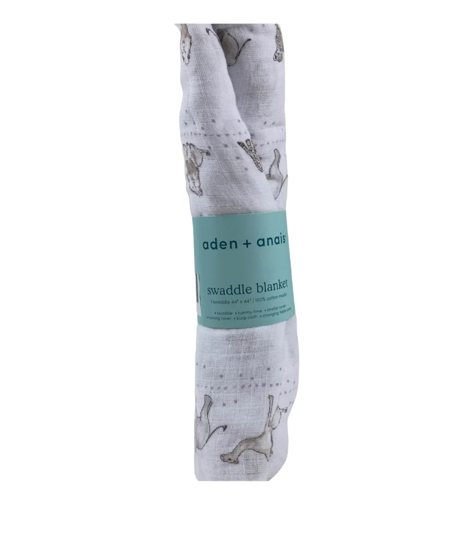 Aden   Anais Swaddle Blanket, Animal Parade