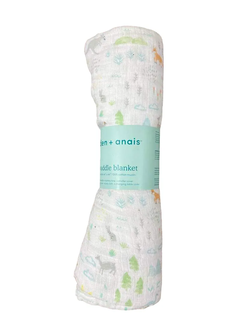 Aden   Anais Swaddle Blanket, Animals