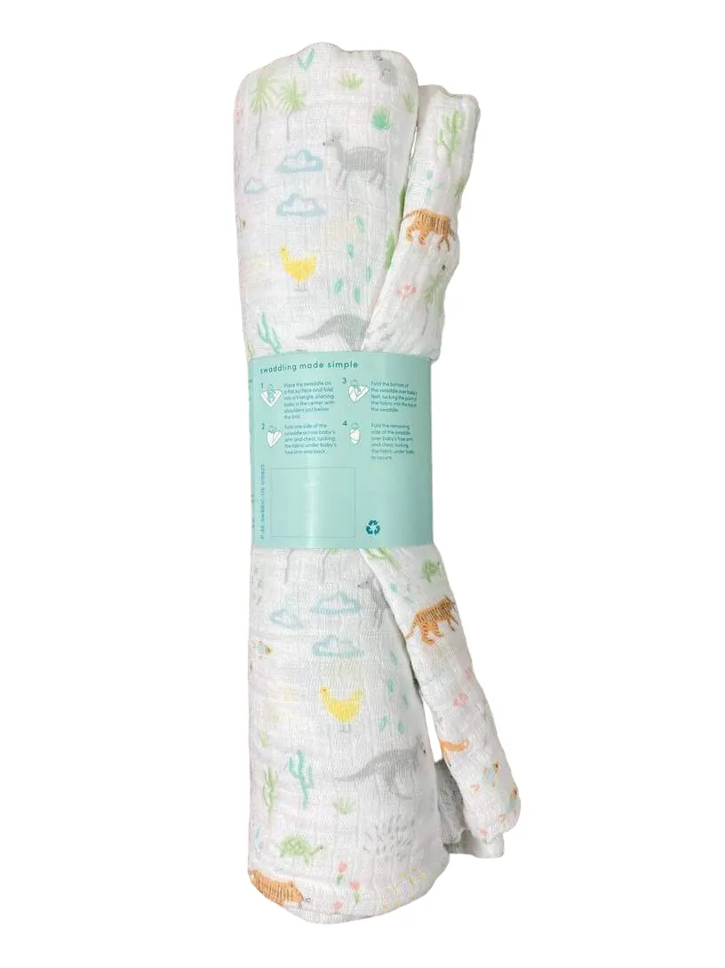 Aden   Anais Swaddle Blanket, Animals