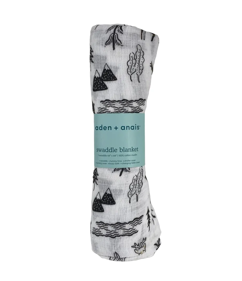 Aden   Anais Swaddle Blanket, Forest