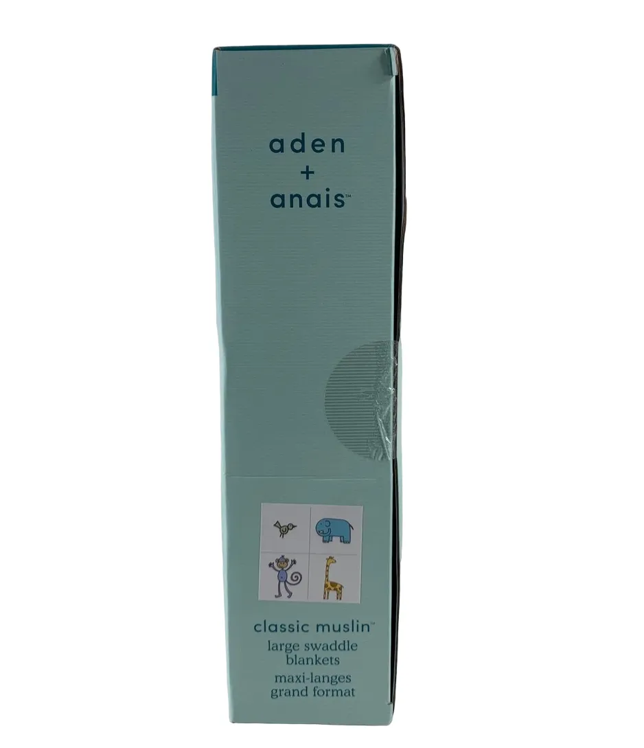 Aden   Anais Swaddle Classic Muslin 4 Pack Jungle Jam 47" x 47"