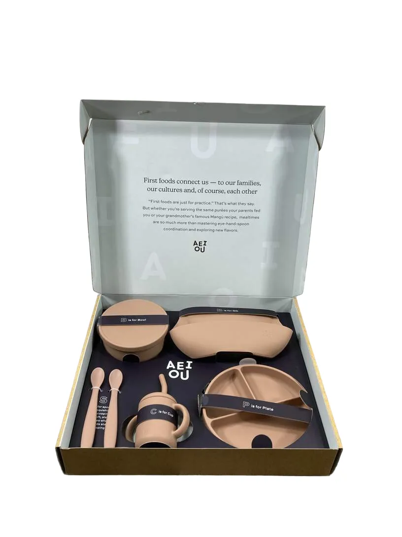 AEIOU Future Foodie Gift Set, Clay