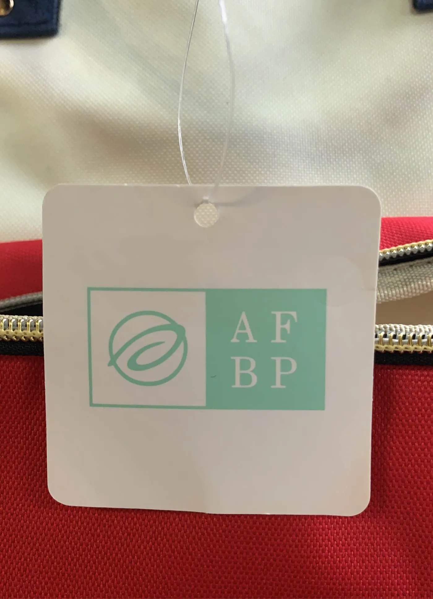 AFBP Sydney Breast Pump Backpack, Navy red and cream