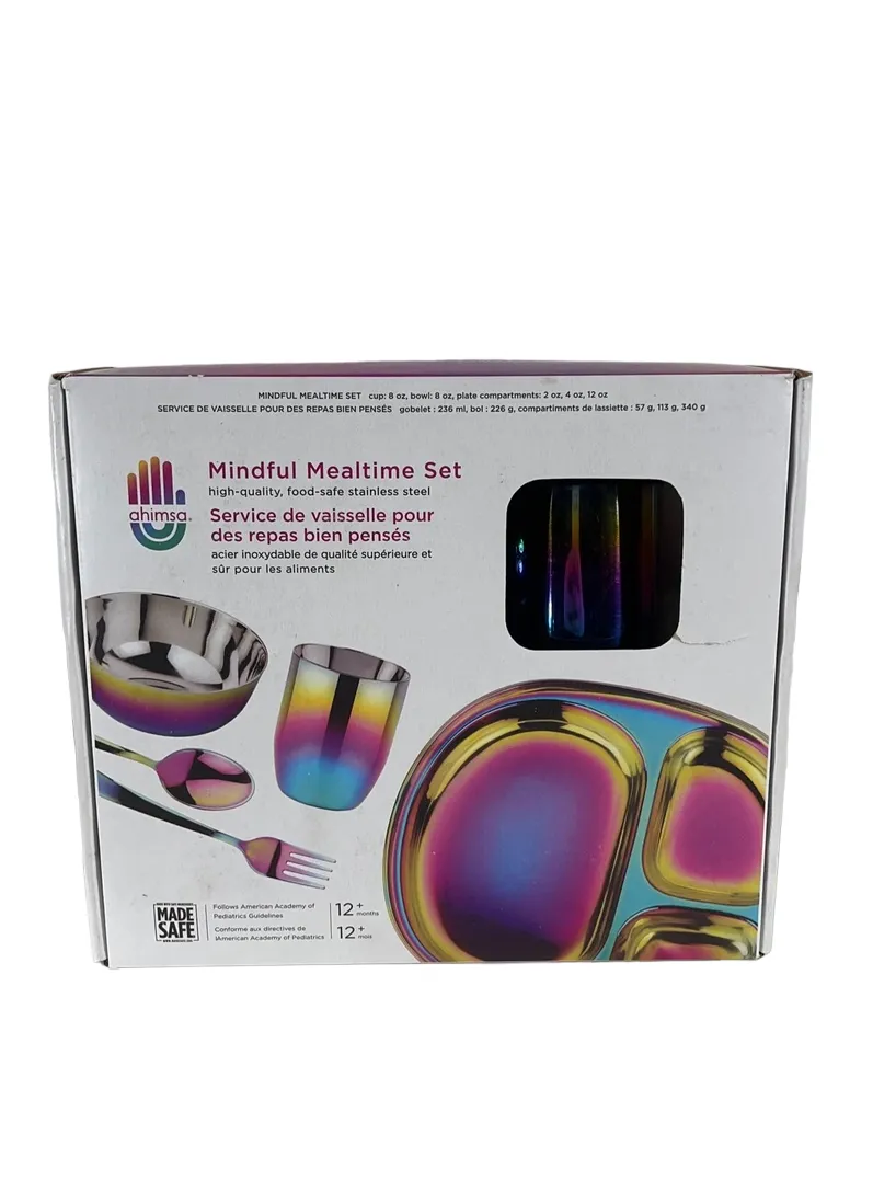 Ahimsa Mindful Mealtime Set, Rainbow