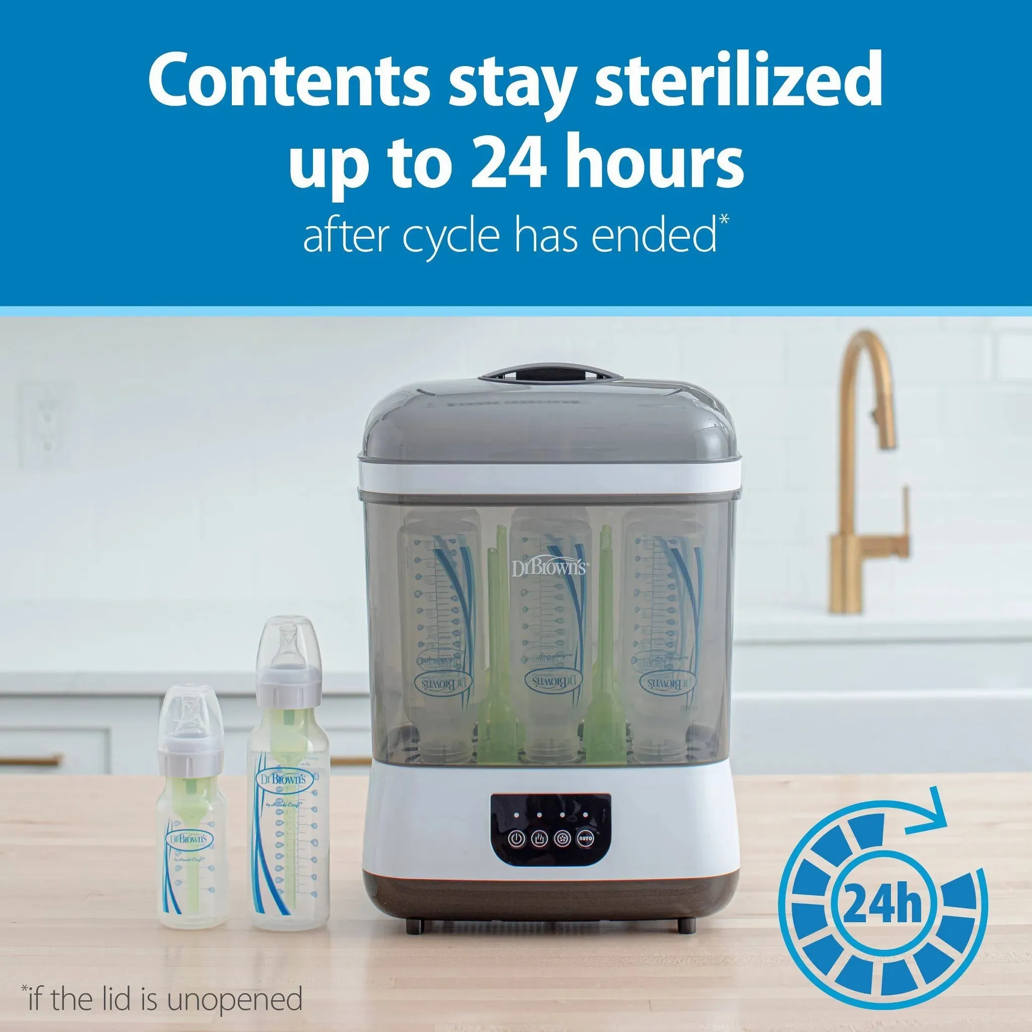 All-in-One Sterilizer & Dryer for Baby Bottles and Newborn Essentials