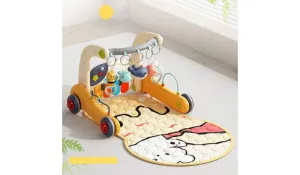 Baby Play Gym 3 in 1 Gym Play Mat & Baby Learning Walker