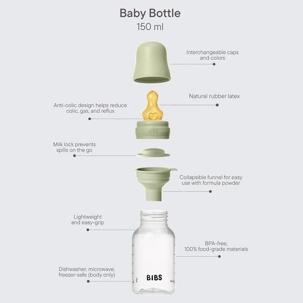 Bibs Dummies Latex Baby Bottles 150ml