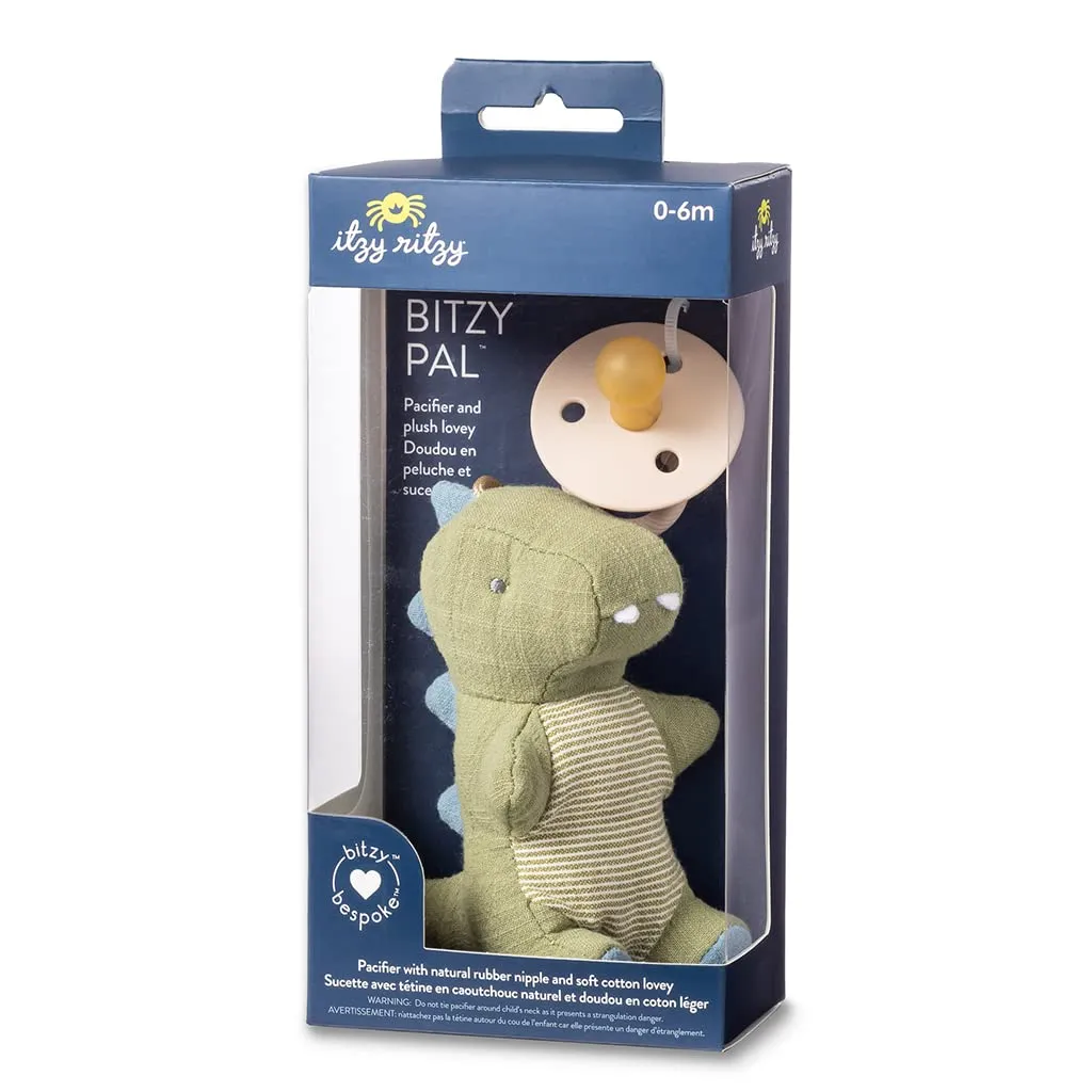 Bitzy Pal Natural Rubber Pacifier and Lovey
