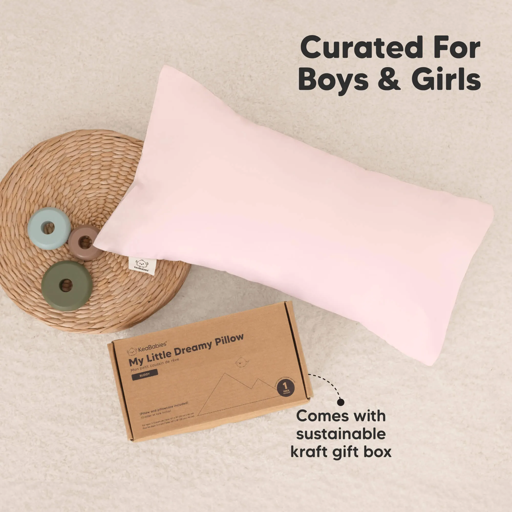 Buddy Toddler Pillow (Flutter)