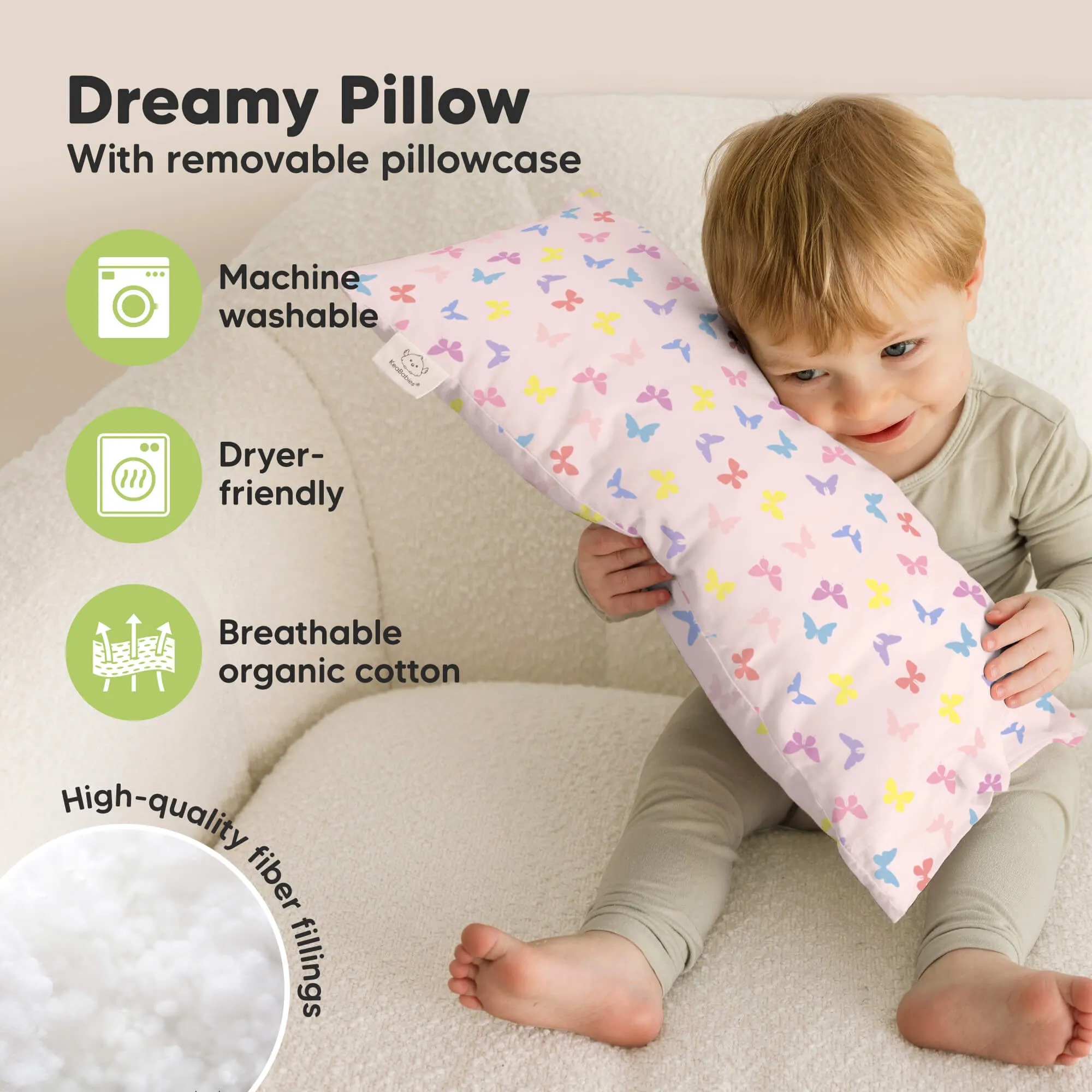 Buddy Toddler Pillow (Flutter)