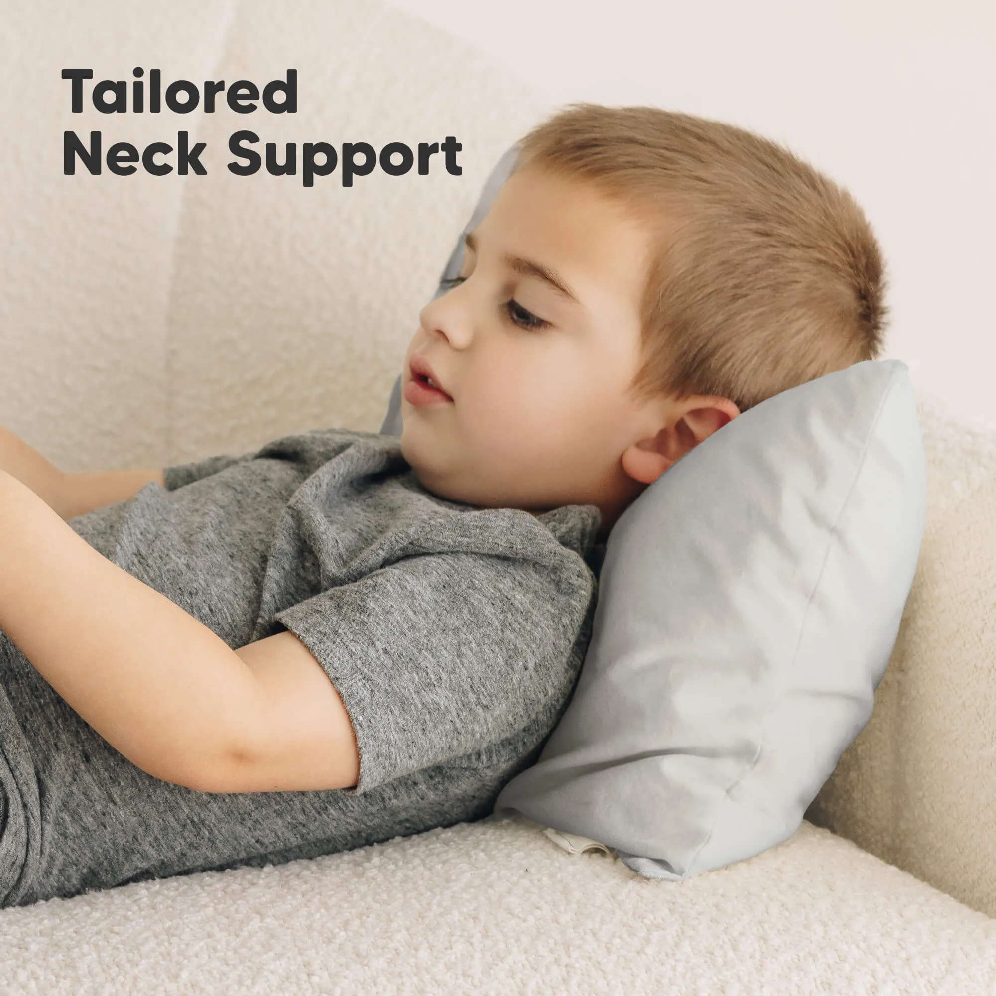Buddy Toddler Pillow (French Gray)
