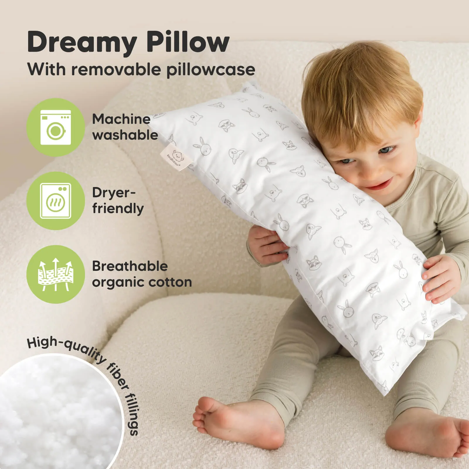Buddy Toddler Pillow (KeaDoodles)