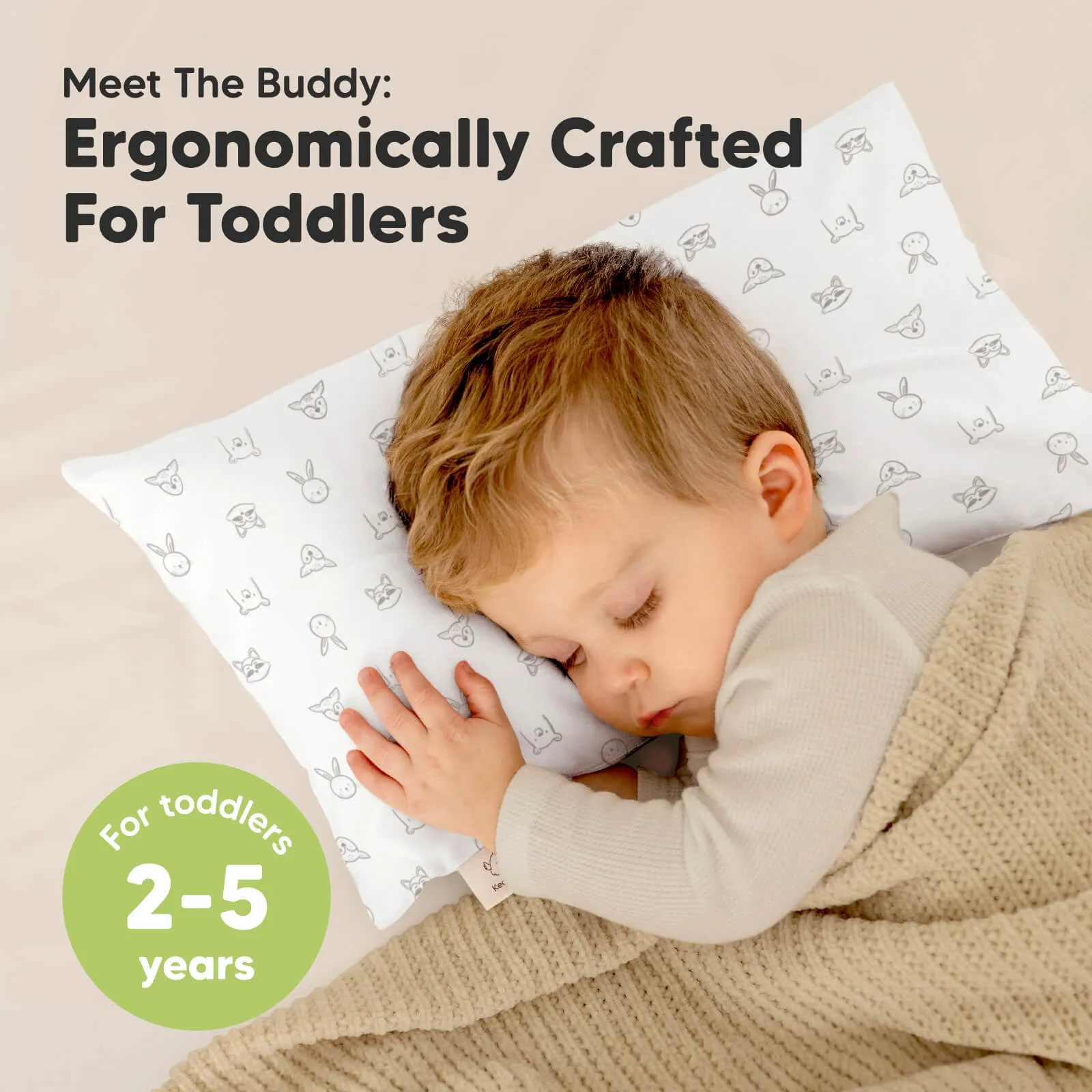 Buddy Toddler Pillow (KeaDoodles)