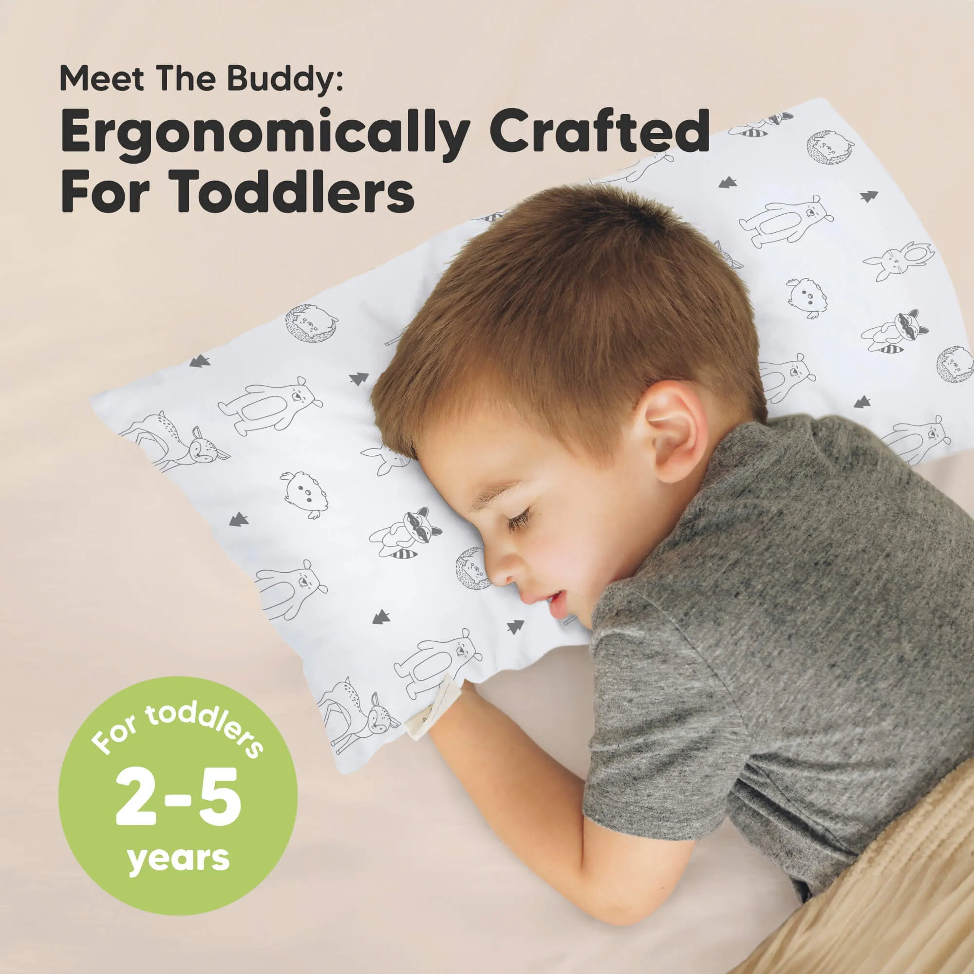 Buddy Toddler Pillow (KeaFriends)