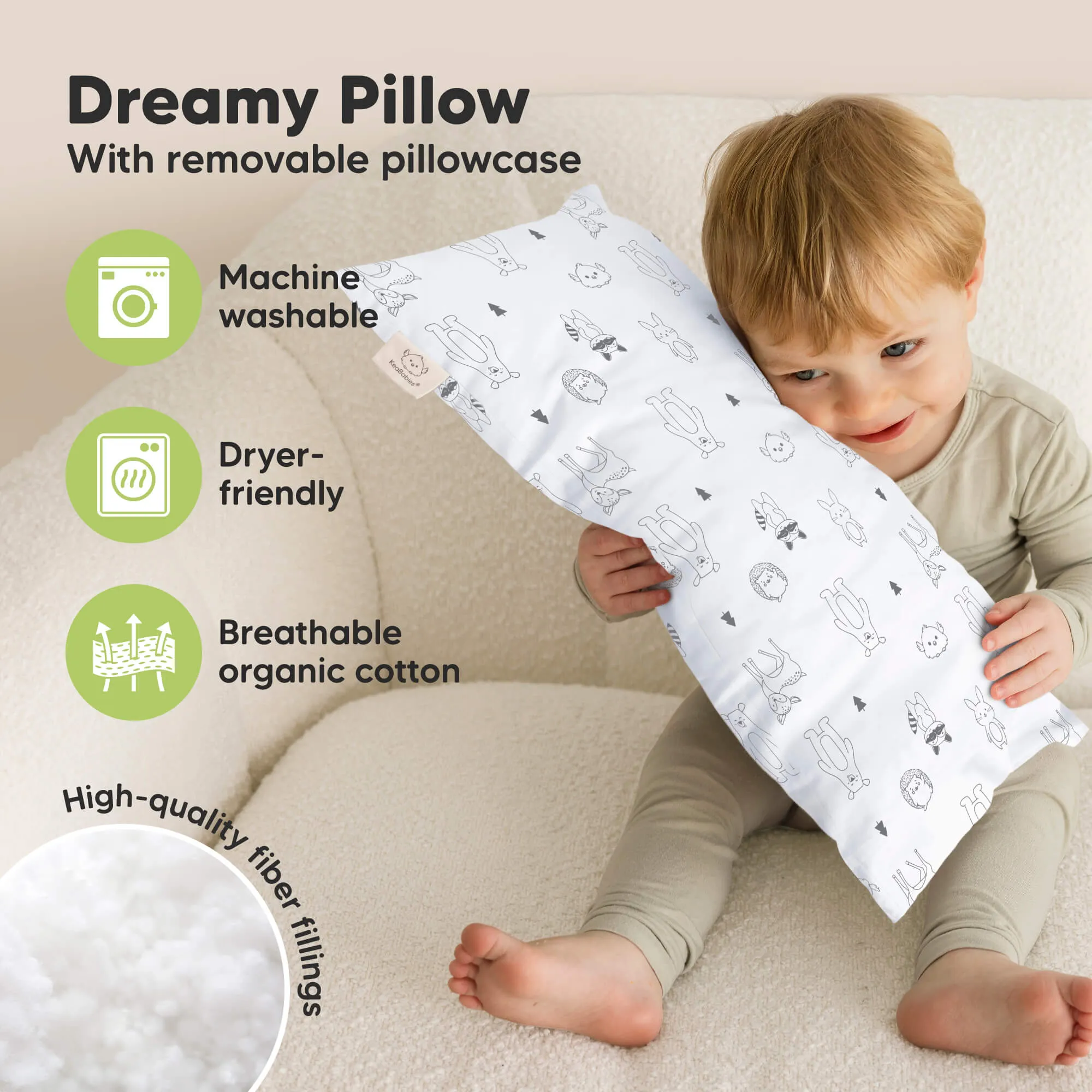Buddy Toddler Pillow (KeaFriends)