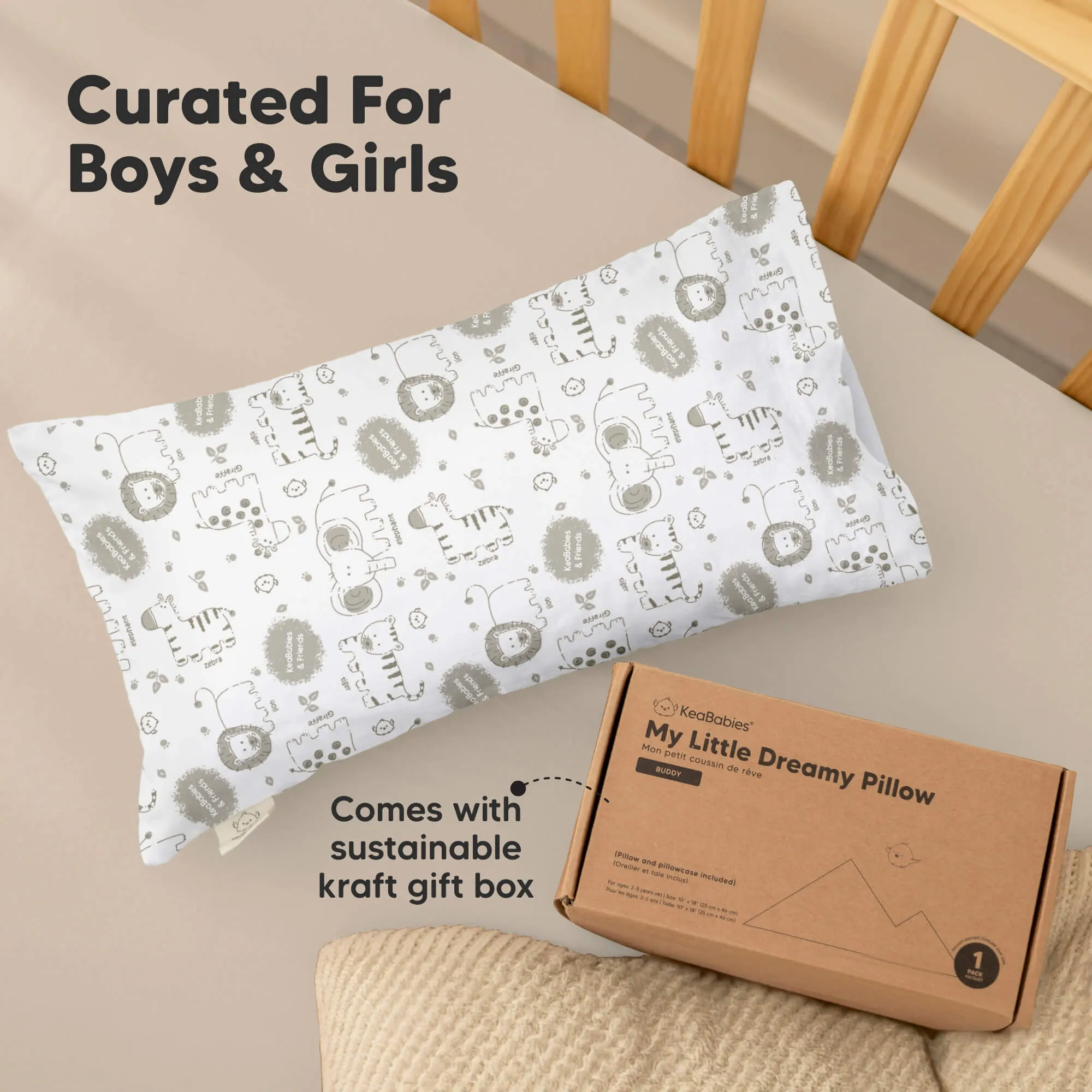 Buddy Toddler Pillow (KeaFriends)