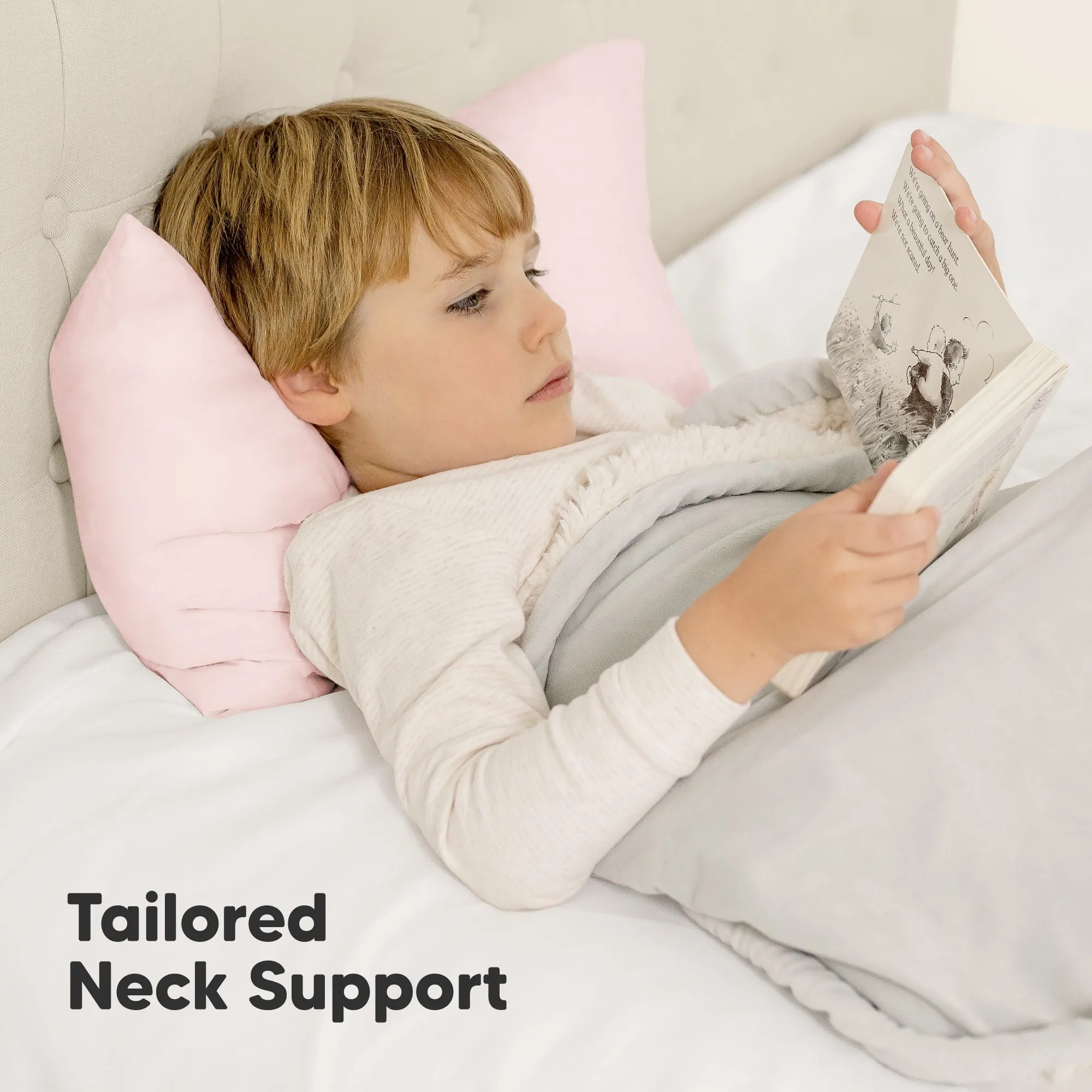 Buddy Toddler Pillow (Mist Pink)