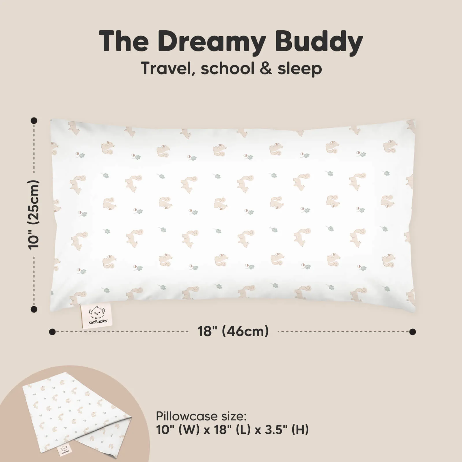 Buddy Toddler Pillow (Nibbles)