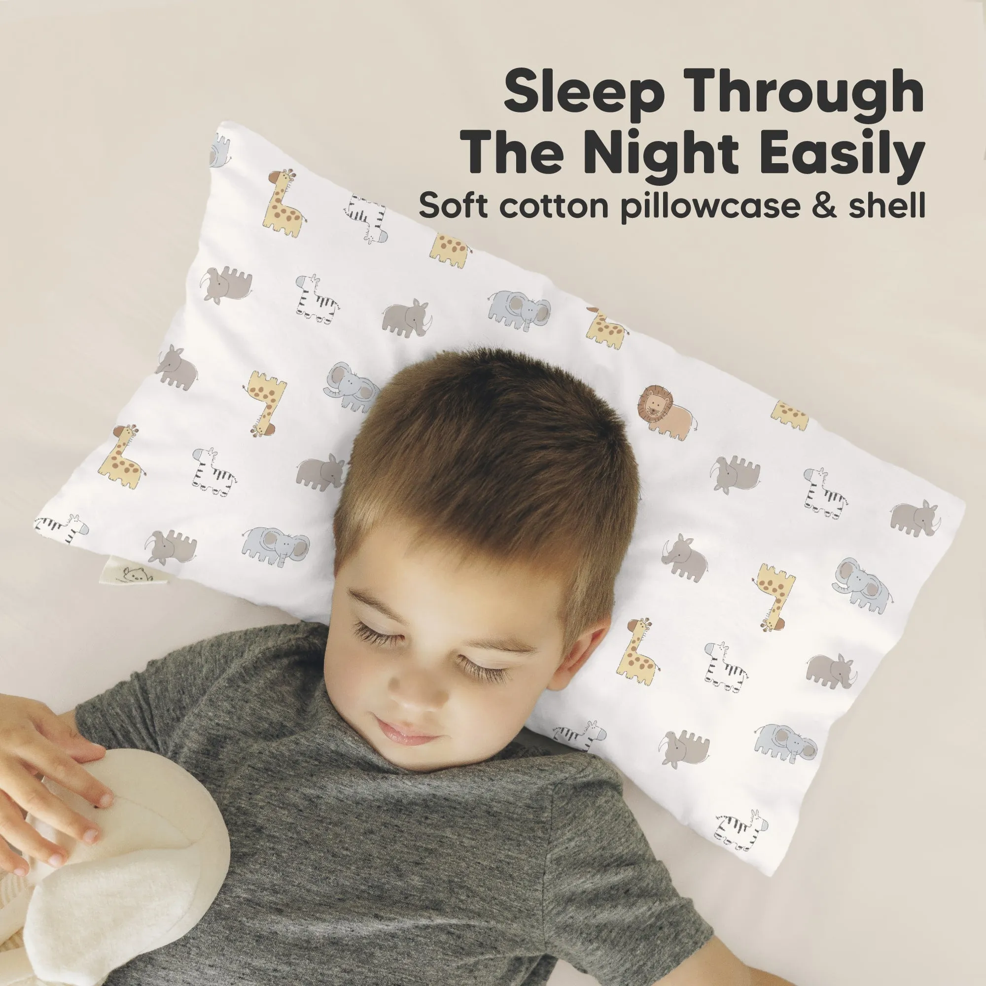 Buddy Toddler Pillow (Safari Echo)