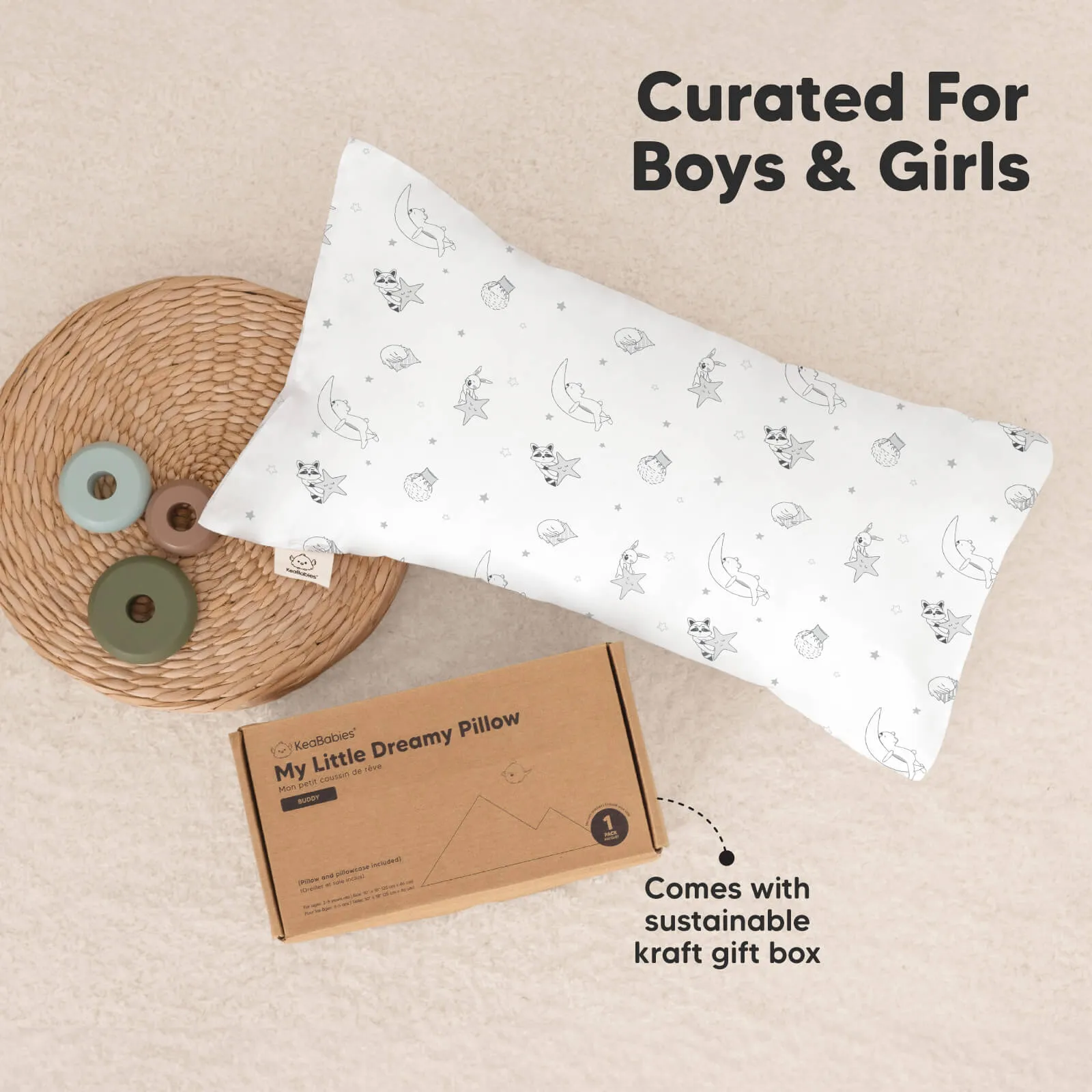 Buddy Toddler Pillow