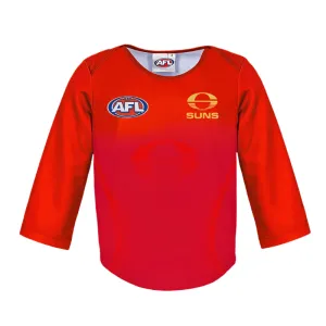 Burley Sekem Gold Coast Suns AFL Infant Long Sleeve Replica Guernsey - (SIZE 2)