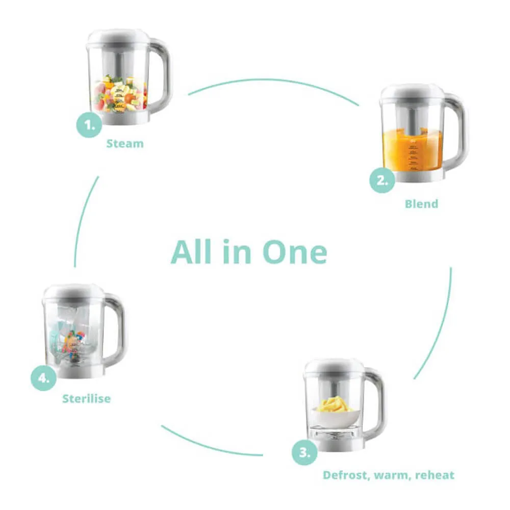 Cherub Baby 4-in-1 Baby Food Maker & Steriliser