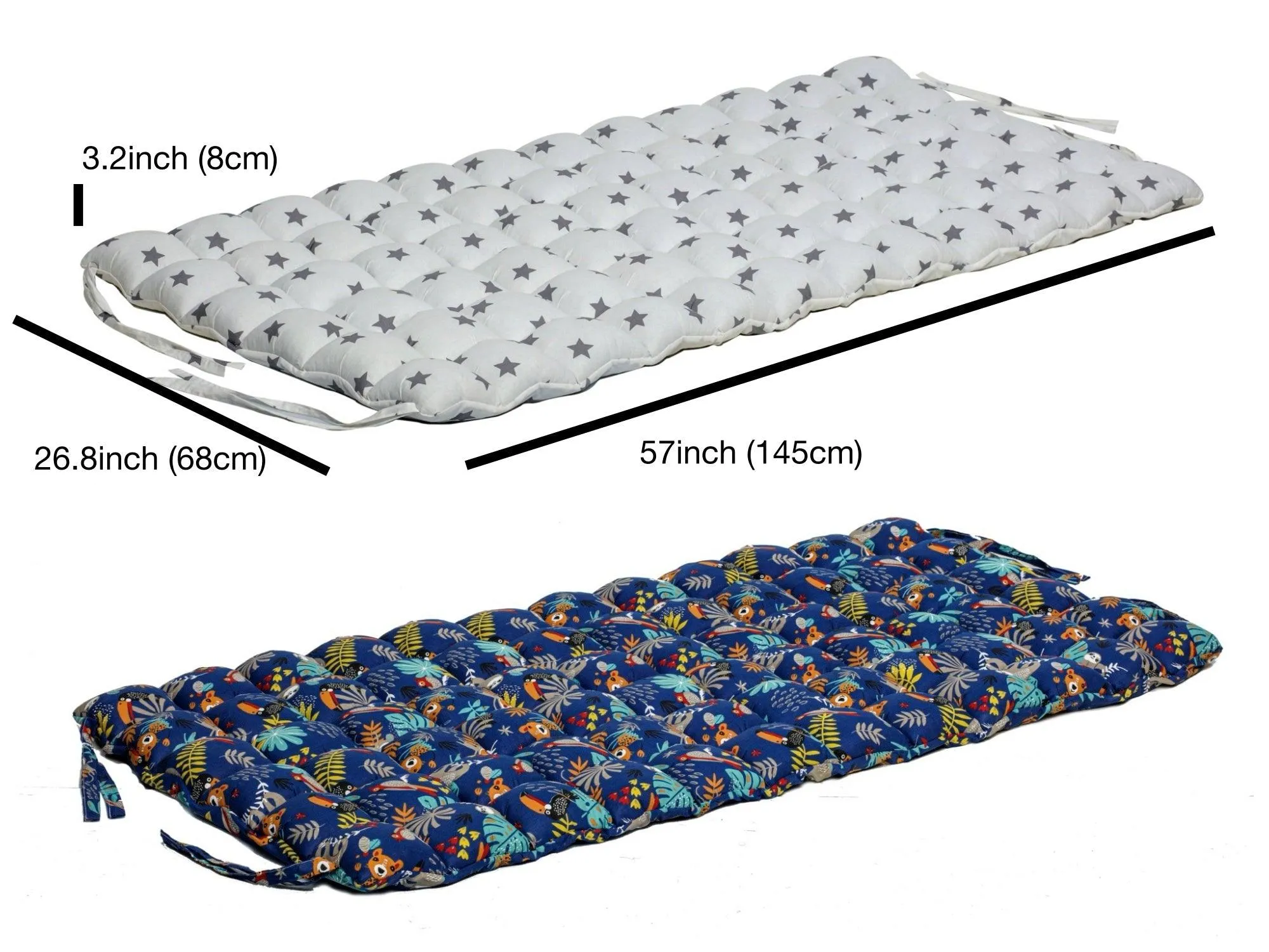 Climbing Triangle - Arch / Rocker With Jungle Pillow | Foldable Montessori Climbing Set