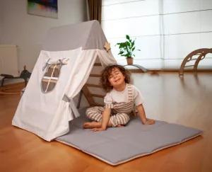 Climbing Triangle With Tent Cover, Mat, Ramp