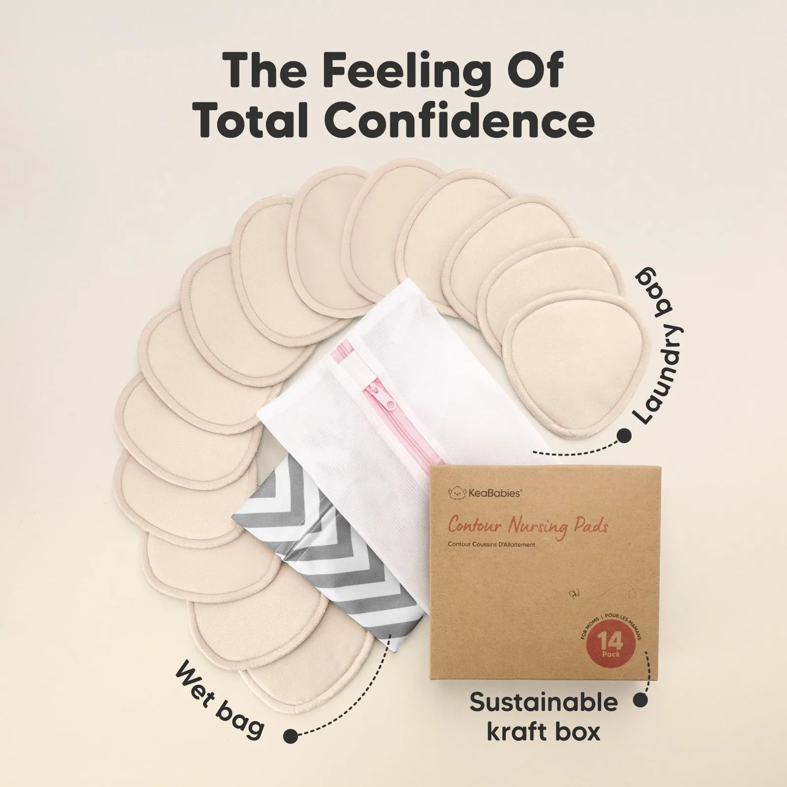 Contour Nursing Pads (Bare Beige)