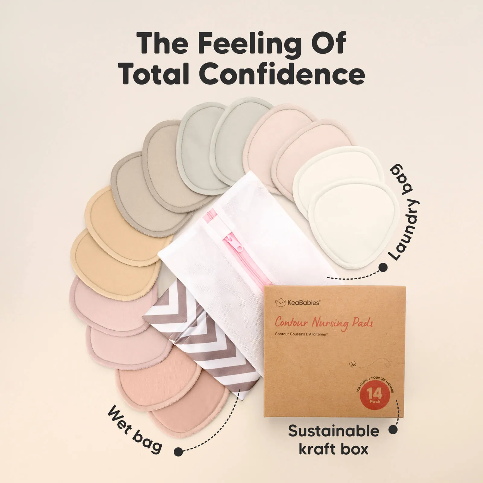 Contour Nursing Pads (Neutrals)