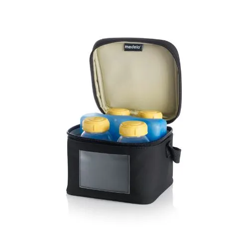 Cooler Bag with 4 Breastmilk bottles 150ml
